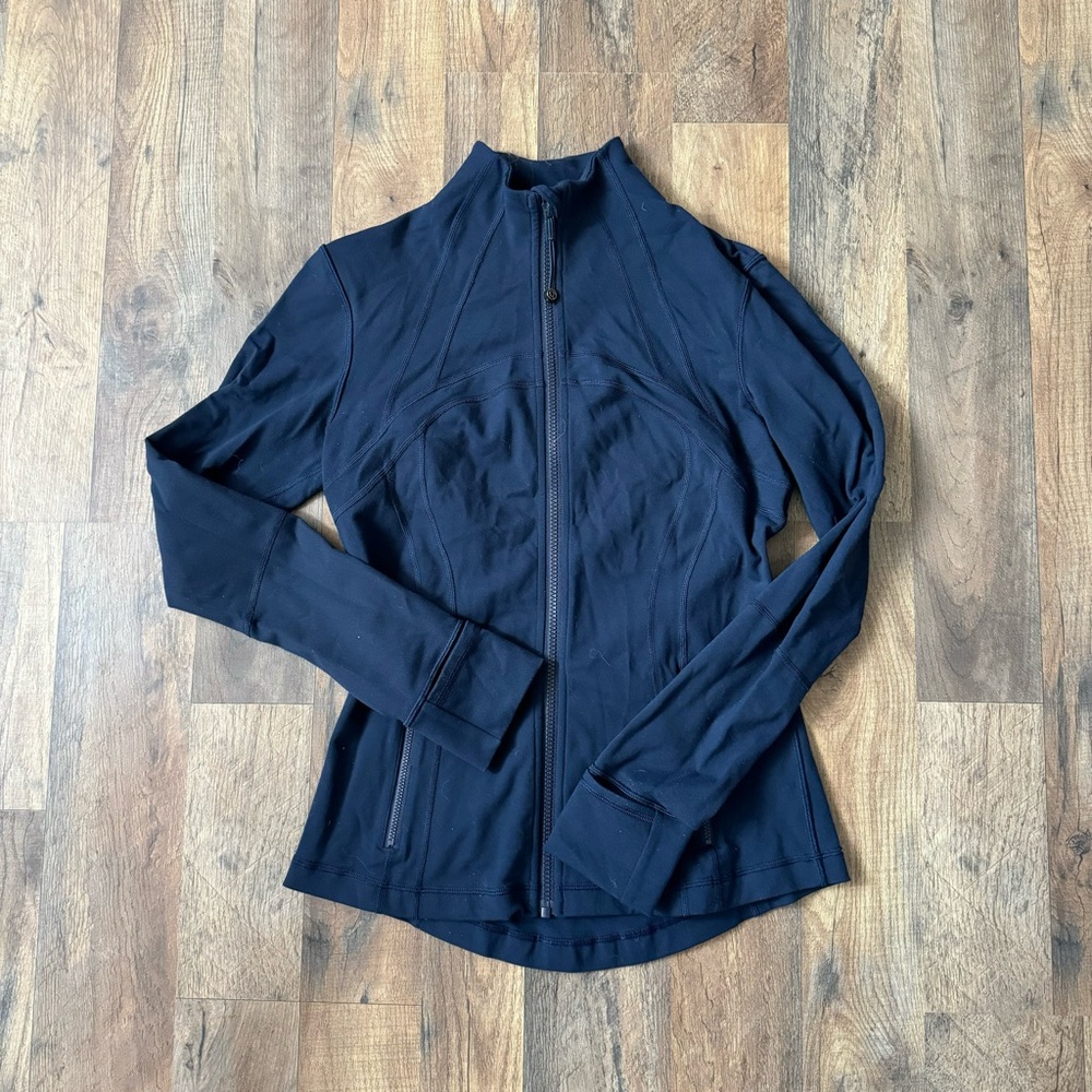 Lululemon Define Jacket Size 8 - Navy Blue